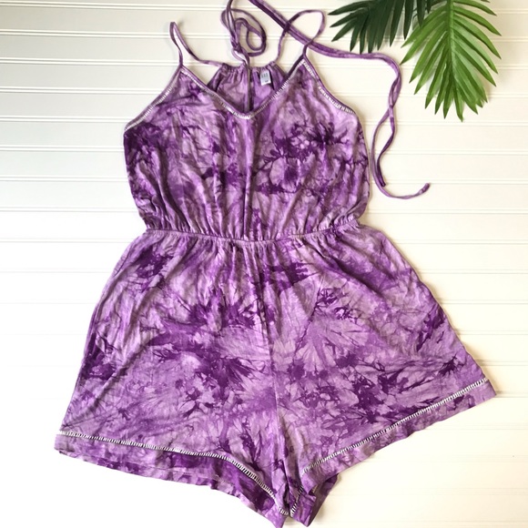Nextmia Pants - Nextmia Tie Dye Romper Plus Size 16